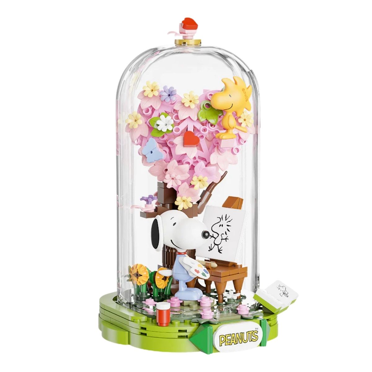 Pantasy Peanuts Snoopy Fantasia Series: Art World Building Block Set – 269 Piece Collectible Display