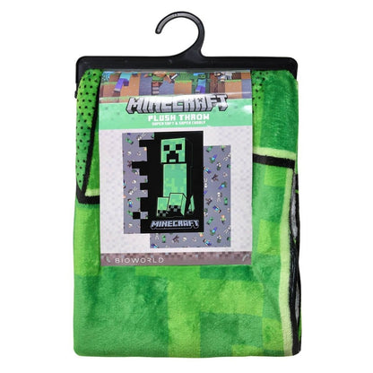 Minecraft Creeper 45" x 60" Reversible Throw Blanket