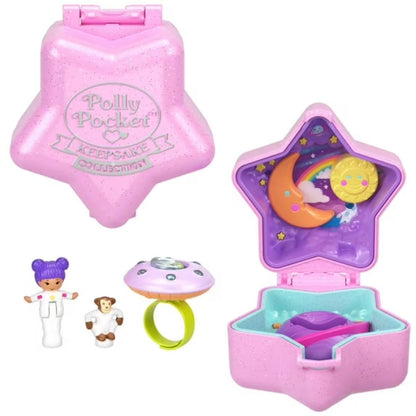Polly Pocket Keepsake Collection Heritage Edition Stardream Ring and Case Playset