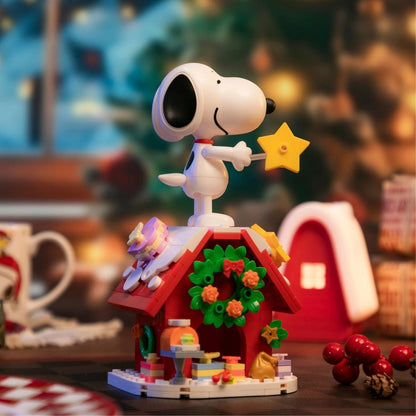 Pantasy Peanuts Snoopy Christmas Tree 86909 Building Block Set – 610-Piece Kids Toy & Holiday Collector Display