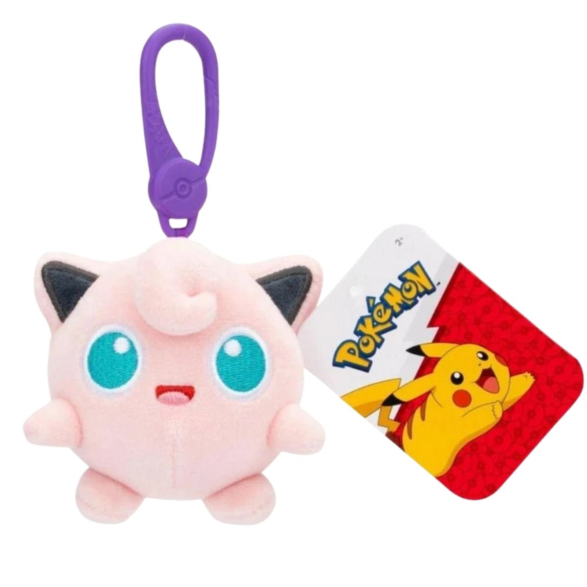 Pokemon™ 3.5 Inch Backpack Clip-On Jigglypuff Plush Toy