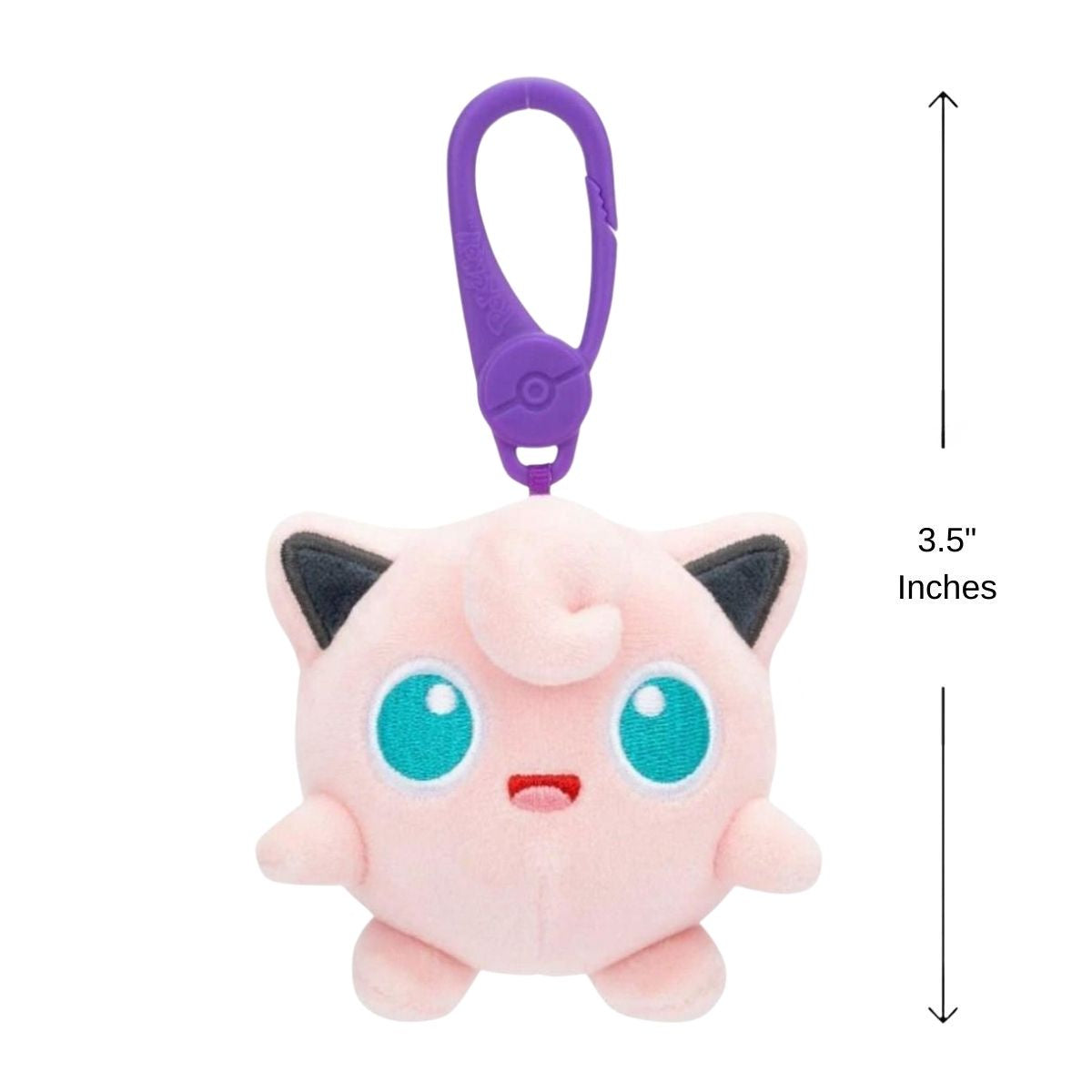 Pokemon™ 3.5 Inch Backpack Clip-On Jigglypuff Plush Toy