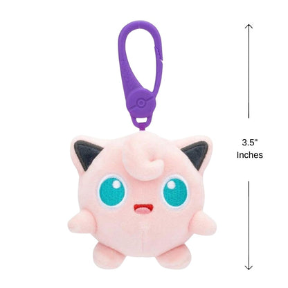 Pokemon™ 3.5 Inch Backpack Clip-On Jigglypuff Plush Toy