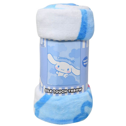 Hello Kitty & Friends Cinnamoroll 46" x 60" Silky Fleece Throw Blanket
