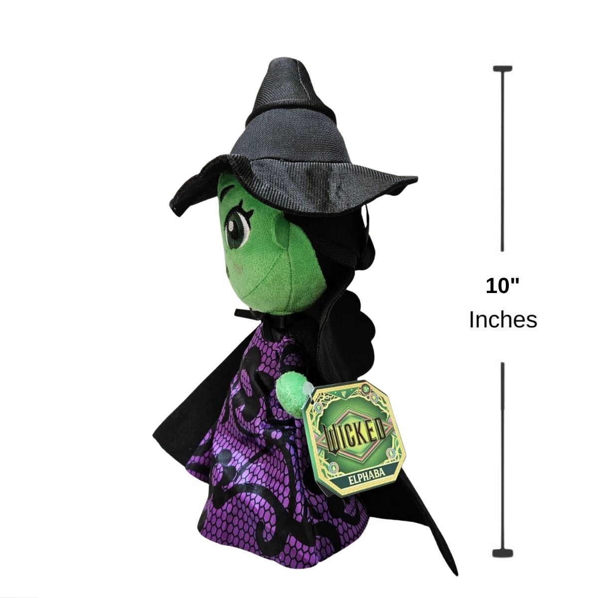 Universal Wicked™ 10 Inch Stuffed Animal Plush Doll, Elphaba Wicked Witch of the West