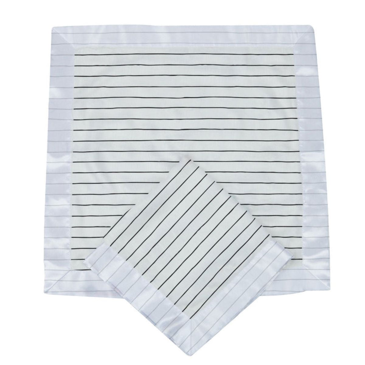 Pencil Stripe 100% Natural Bamboo Muslin Security Blankie