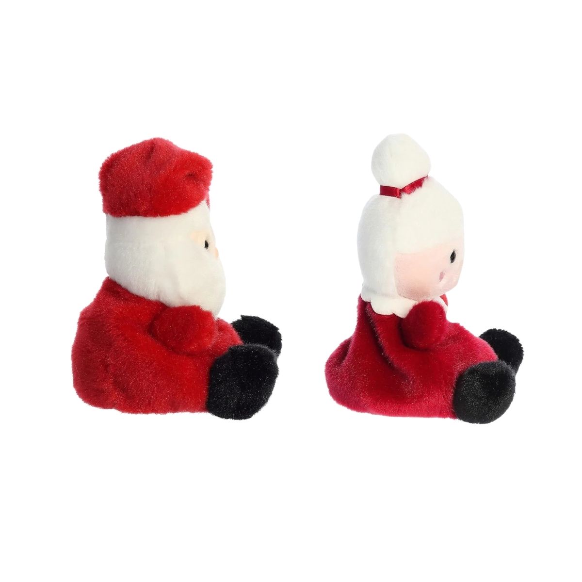 Aurora® Palm Pals™ Christmas Duo 5" Inch Plush Set, Santa Claus & Mrs. Claus