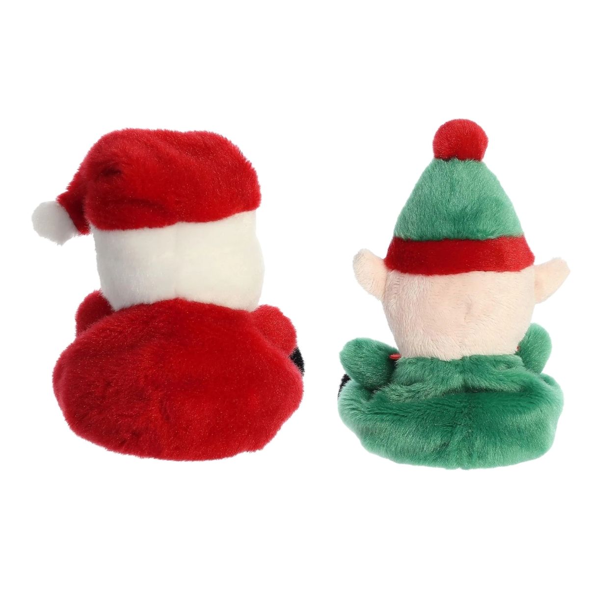 Aurora® Palm Pals™ Christmas Duo 5" Inch Plush Set, Santa Claus & Jolly Elf