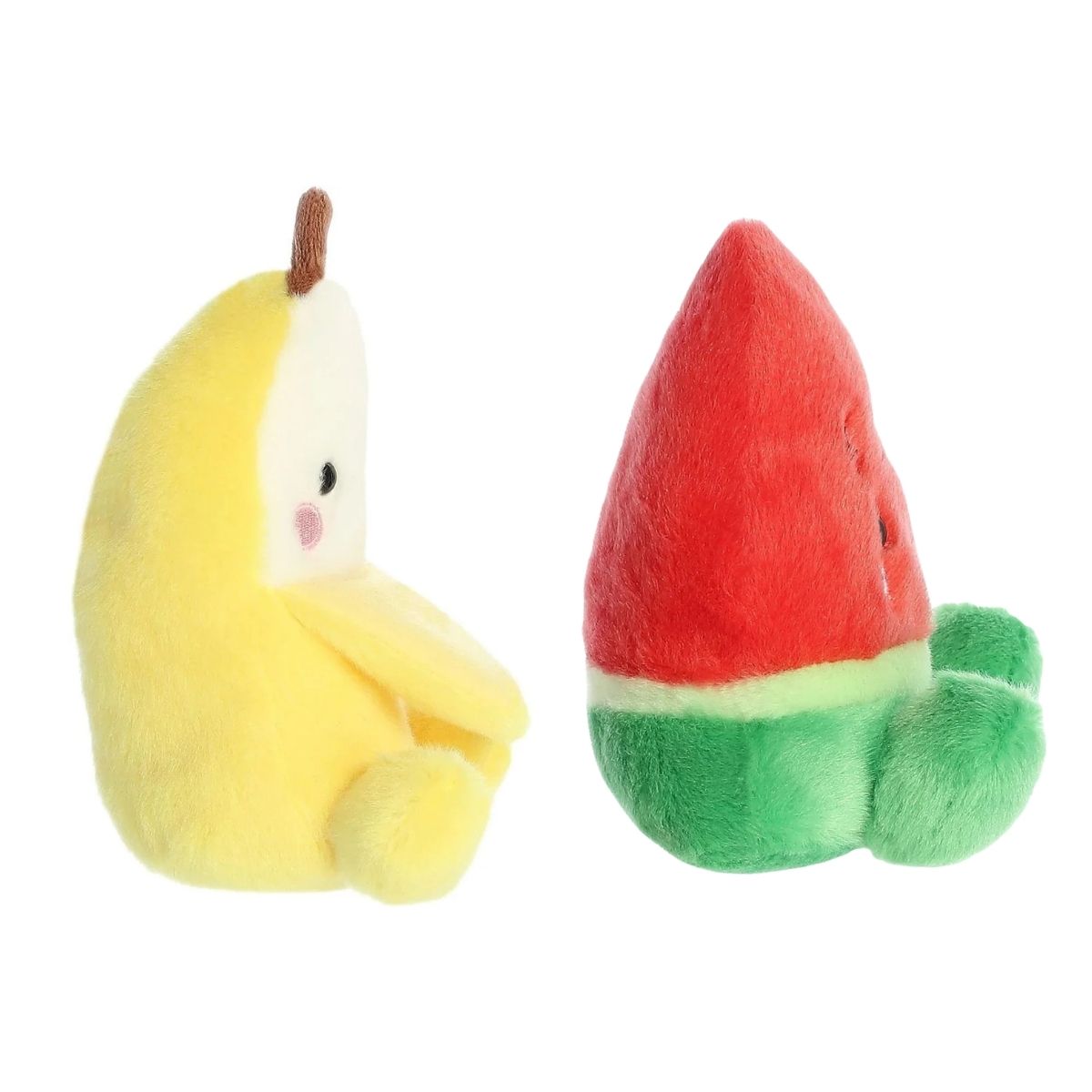 Aurora® Palm Pals™ Cravings Duo 5" Inch Plush Set, Sandy Watermelon & Gwen Banana