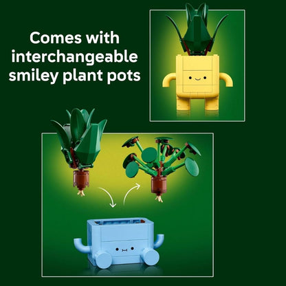 LEGO® Botanicals Happy Plants Building Set 10349, 217 Pieces