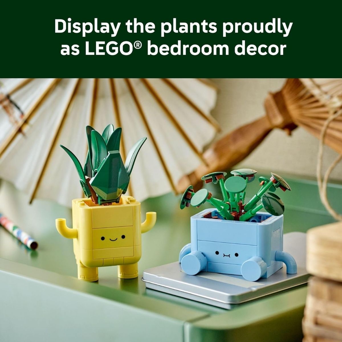 LEGO® Botanicals Happy Plants Building Set 10349, 217 Pieces