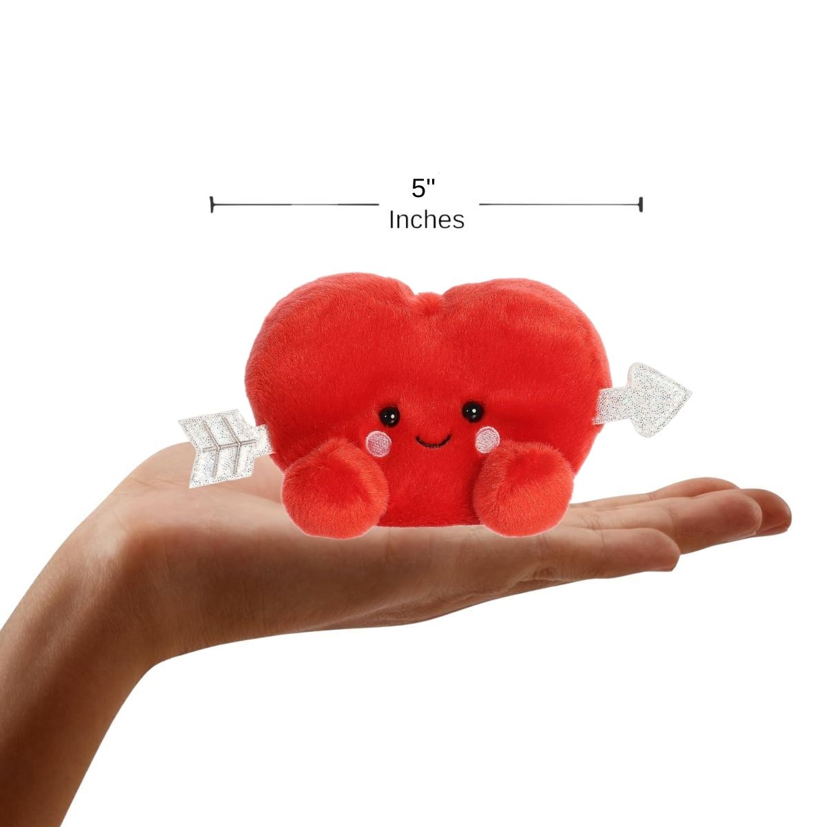 Aurora® Palm Pals™ Paolo Cupid Heart™ 5 Inch Stuffed Animal Toy # 1-294 Seasonal