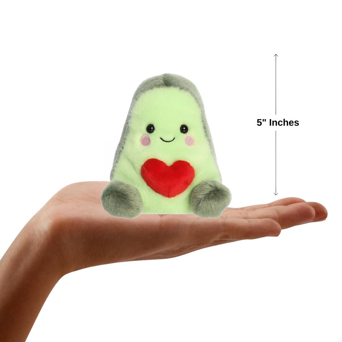 Aurora® Palm Pals™ Portia Heart-Ocado™ 5 Inch Avocado Stuffed Animal Toy #1-287 Seasonal