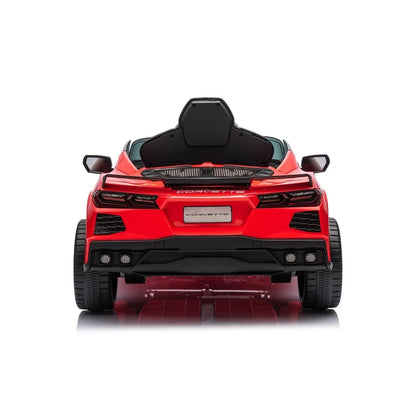 Freddo Toys 12V Chevrolet Corvette C8 Stingray 1-Seater Kids Ride-On Car