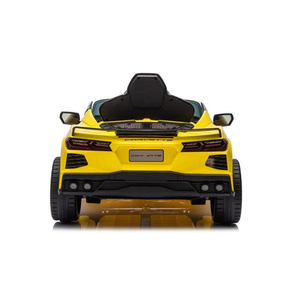 Freddo Toys 12V Chevrolet Corvette C8 Stingray 1-Seater Kids Ride-On Car