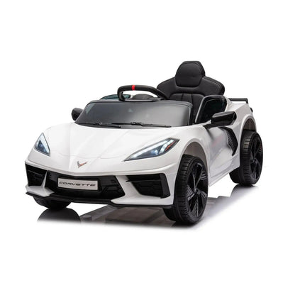 Freddo Toys 12V Chevrolet Corvette C8 Stingray 1-Seater Kids Ride-On Car
