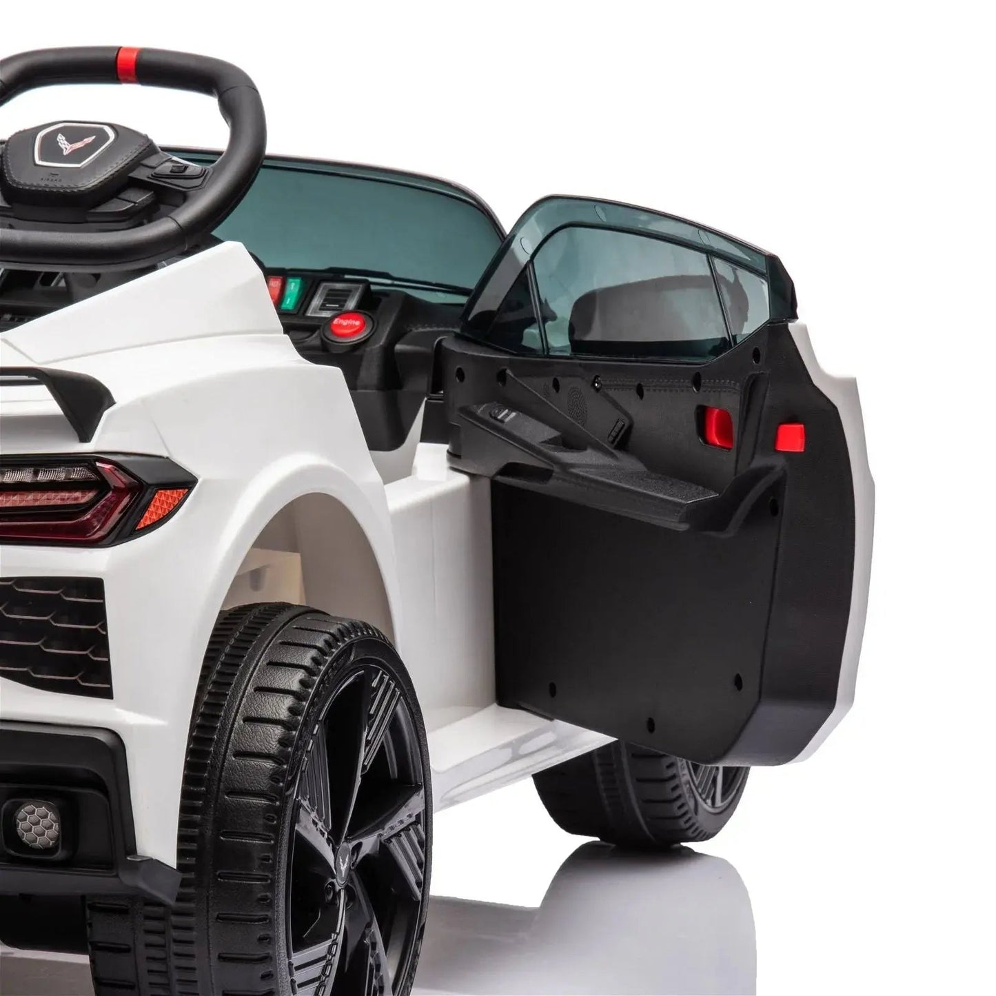 Freddo Toys 12V Chevrolet Corvette C8 Stingray 1-Seater Kids Ride-On Car
