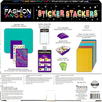 Fashion Angels 3D Modeling Foam Sticker Stackers System, Tacos and Burritos