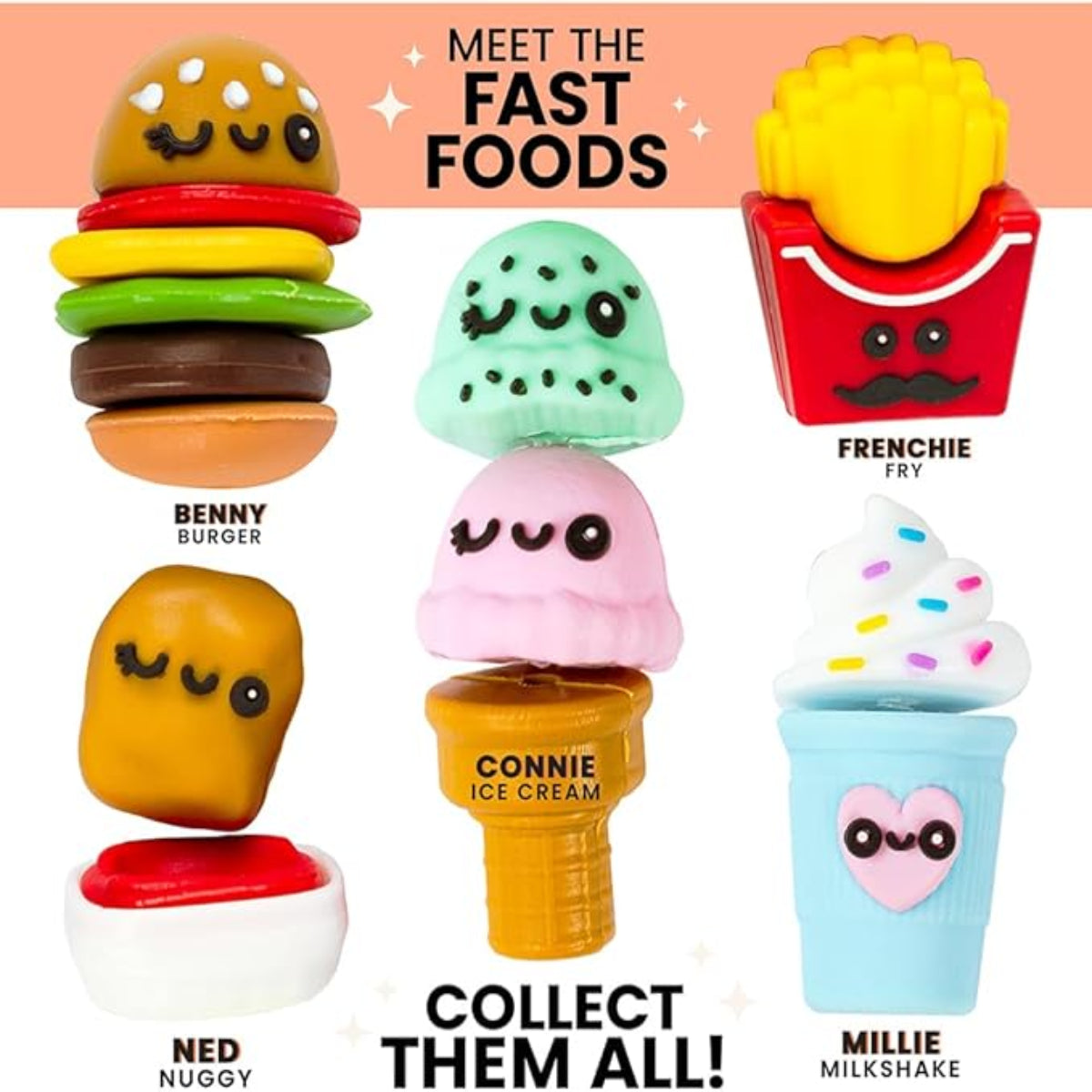 Fashion Angels Bead Stackers Jewelry Making & Bead Activity Kit, Fast Food