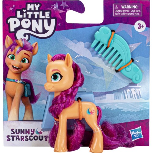 My Little Pony: A New Generation 3" Inch Mini Pony Friends Toy Figure, Sunny Starscout