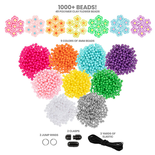 Fashion Angels Flower Power Bracelet Jewelry Making & Bead Activity Kit