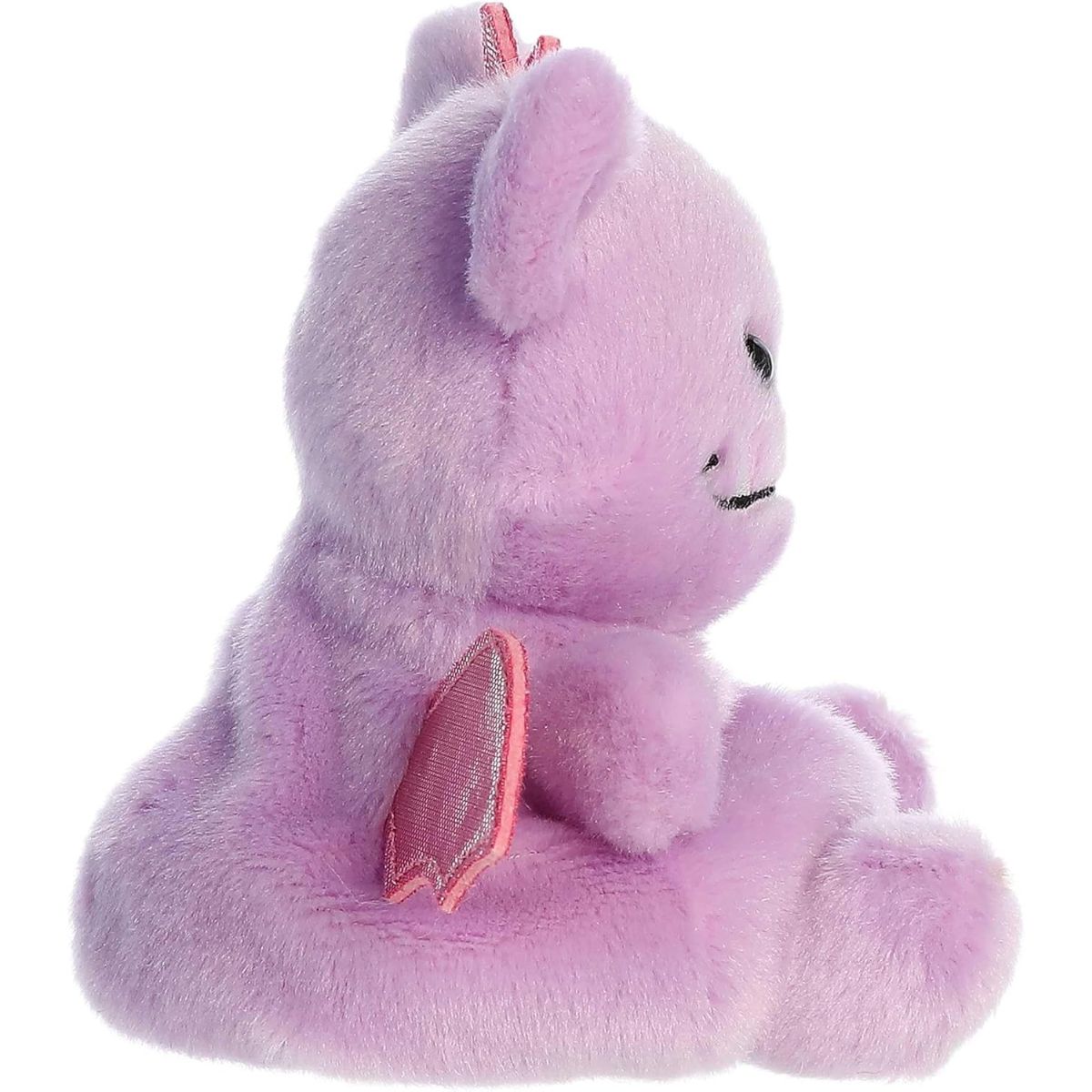 Side profile thumbnail of the mini gargoyle plush showcasing its rounded profile, tall pointed ears, and soft seated posture.