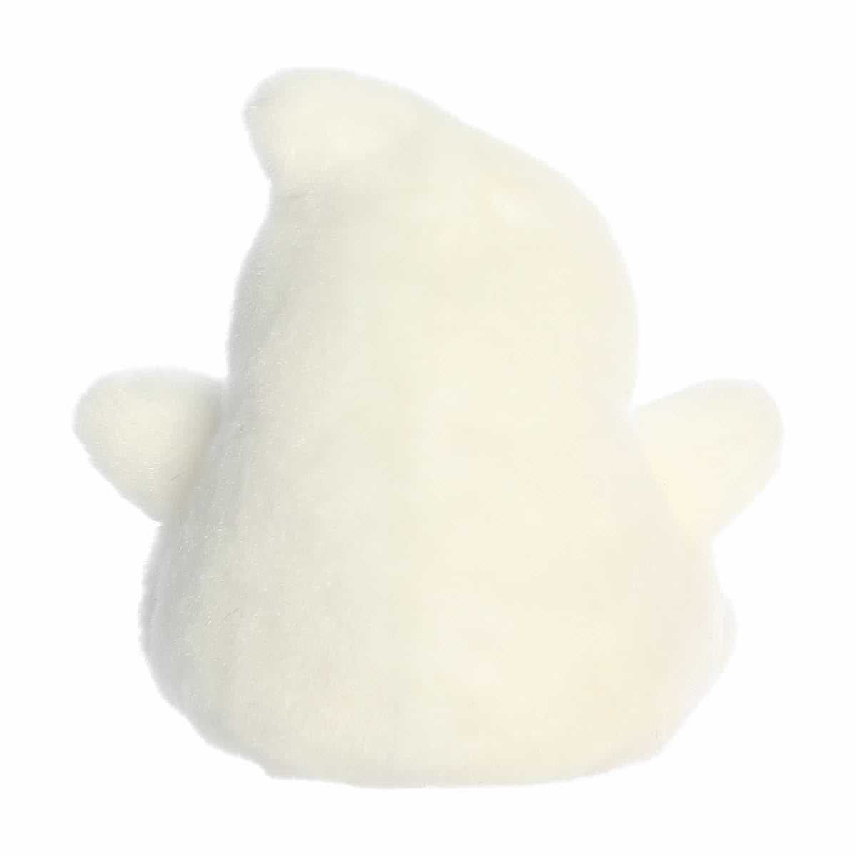 Rear view thumbnail of the Aurora ghost stuffed toy displaying its smooth, solid white plush backing and outstretched arm flaps.