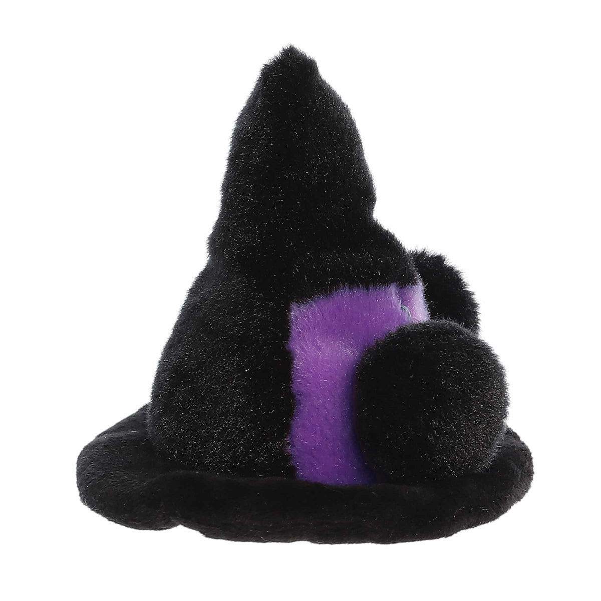 The right side profile thumbnail of the sitting black witch hat plush highlighting its wide brim and pointed shape.