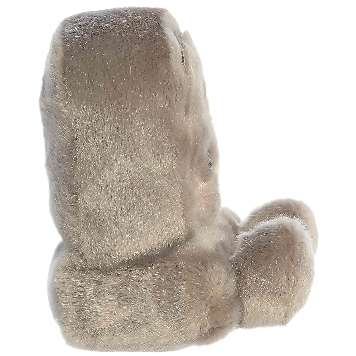 Side profile thumbnail of the gray tombstone plush highlighting its rounded, tombstone-inspired shape and plush texture.