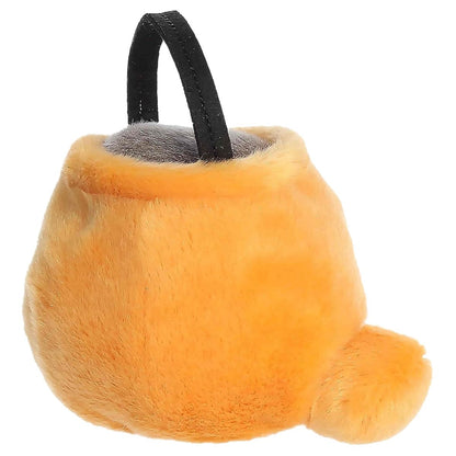 Side profile thumbnail of the mini candy bucket plush showing its rounded shape, fabric handle, and sitting posture.