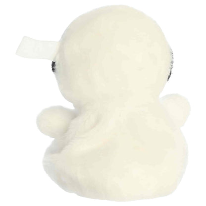 Rear thumbnail view of the Aurora mummy stuffed toy displaying its smooth, solid white plush back.