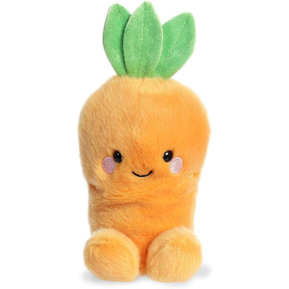 Aurora® Palm Pals™ Cravings Duo 5" Inch Plush Set, Cheerful Carrot & Wavey Corn