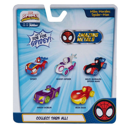 Marvel’s Spidey and His Amazing Friends 3" Inch Metal Die-Cast Vechicle, Iron Man