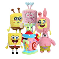 Spongebob Squarepants Character Plush Stuffed Animal Toy, 9 Variations