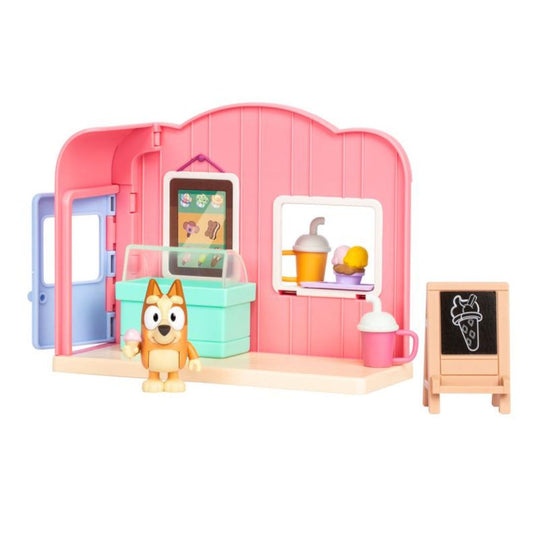 Bluey Mini Playset Ice Cream Shop, with Bingo & Accessories