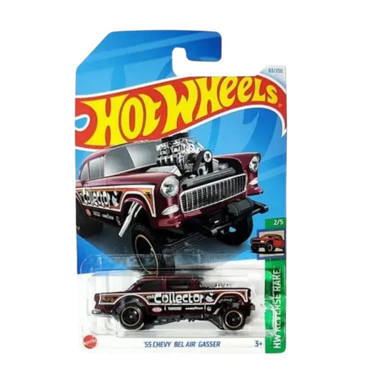 Hot Wheels '55 Chevy Bel Air Gasser, HW Reverse Rake 2/5, Scale 1:64