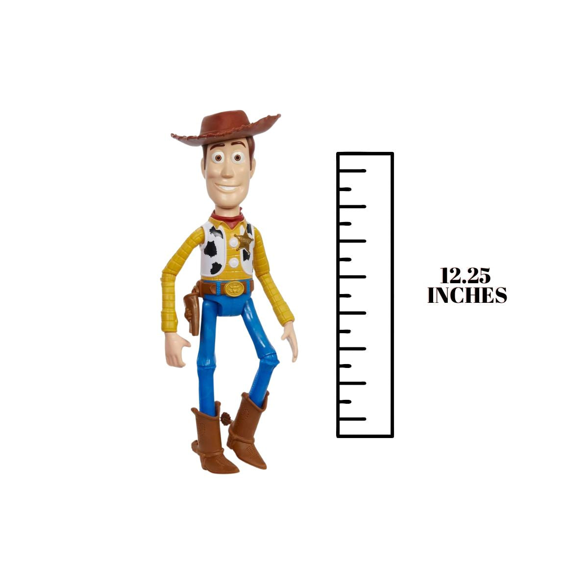 Mattel Disney Pixar Toy Story Woody 12" Inch Poseable Action Figure Toy