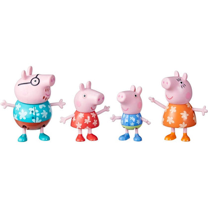 Peppa Pig Peppa's Family Holiday Figure 4-Pack Toy