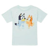 Bluey and Bingo Short Sleeve Graphic Girls Shirt, Sizes 4-16