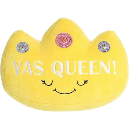 Aurora® JUST SAYIN'™Yas Queen!™ Crown 7 Inch Stuffed Animal Plush Toys