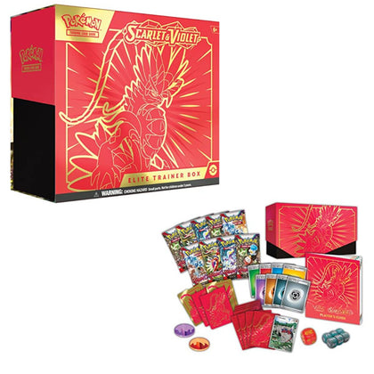 Pokemon TCG: Scarlet and Violet Elite Trainer Box, Koraidon Red