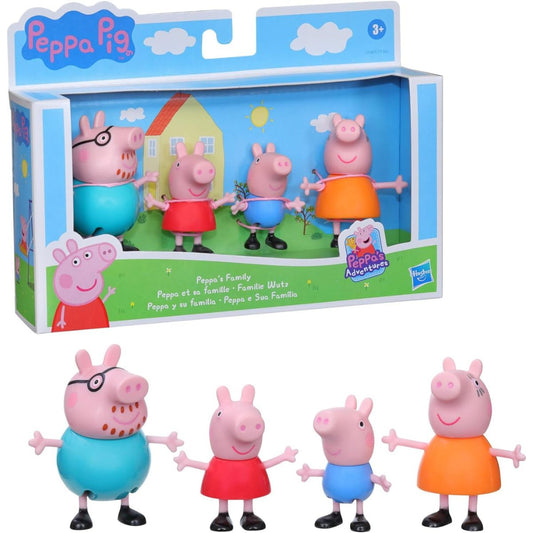 Peppa Pig Peppa's Family Figure 4-Pack Toy