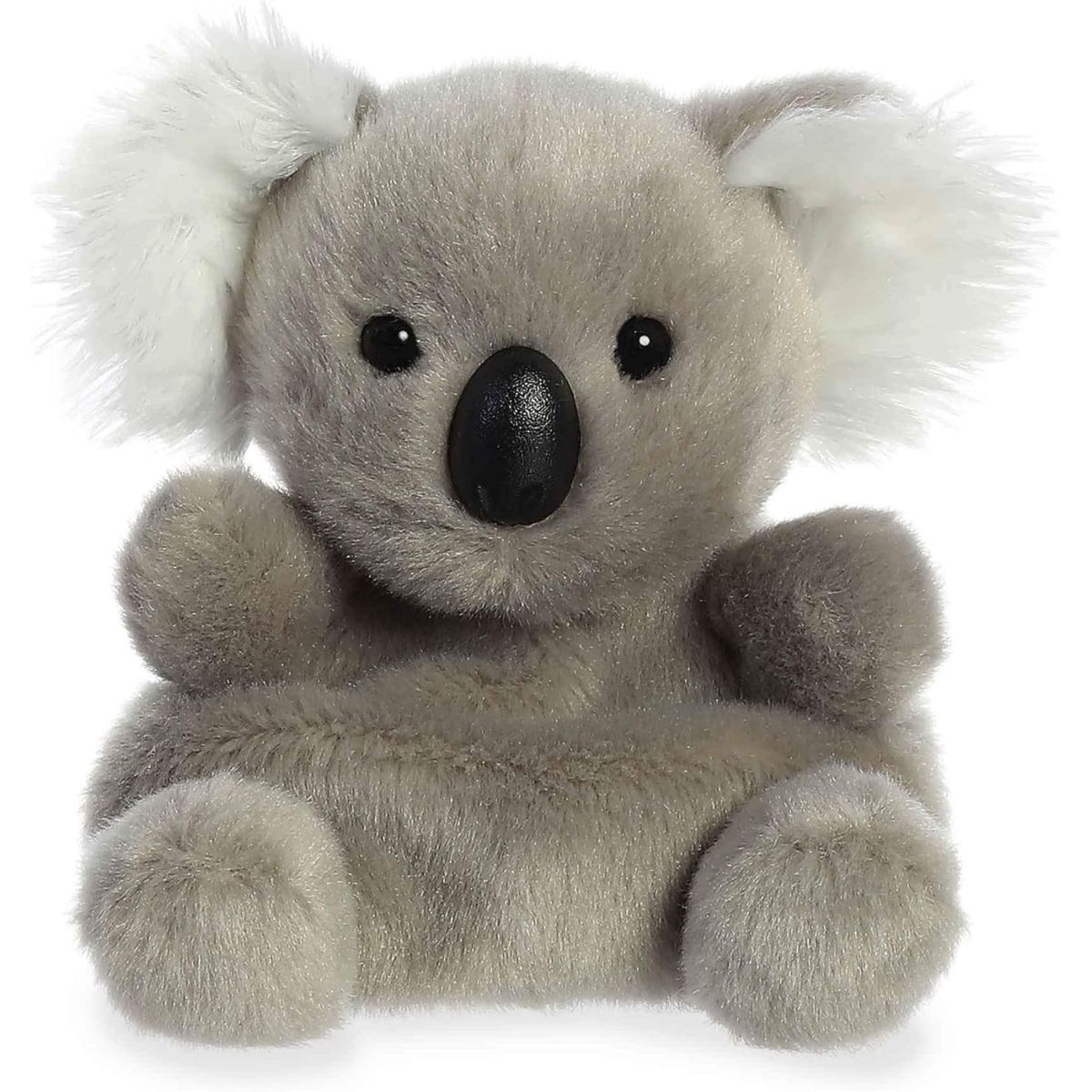 Straight front view of the Wiggles Koala plush sitting upright, showing its cute face and chubby paws.