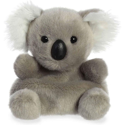 Straight front view of the Wiggles Koala plush sitting upright, showing its cute face and chubby paws.