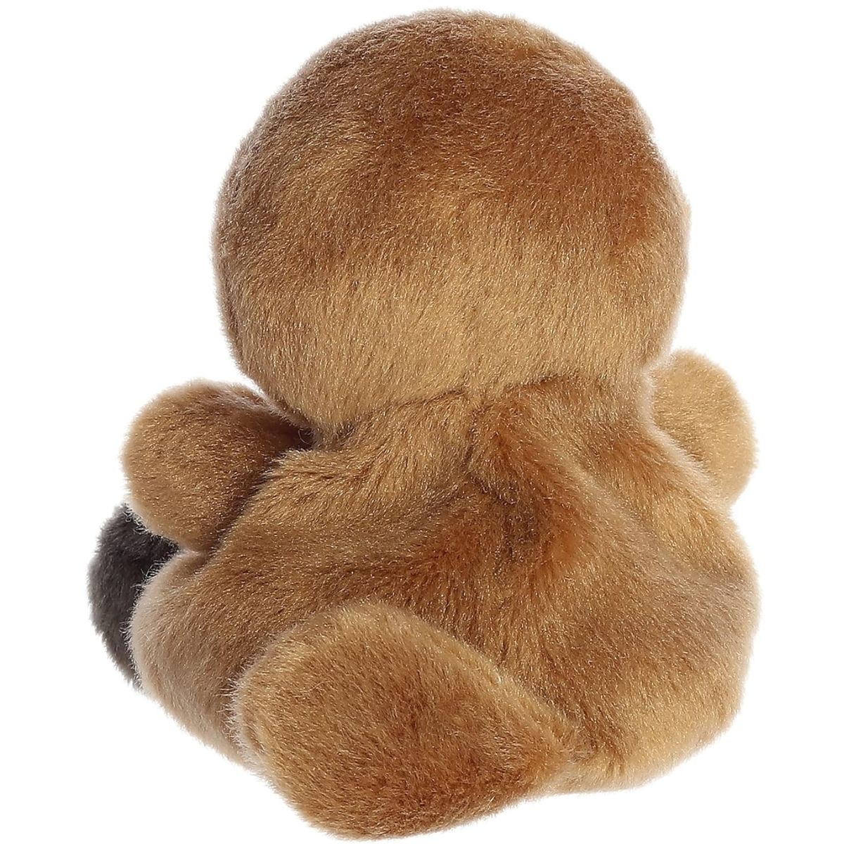 Rear view thumbnail of the Aurora platypus stuffed toy displaying its smooth brown plush back, tiny arms, and flat tail.