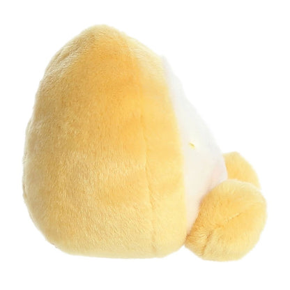 Side profile view thumbnail of the mini cookie plush showcasing its thick rounded profile and soft seated posture.