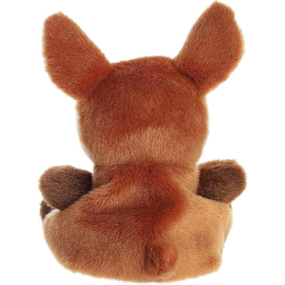 Rear view thumbnail of the Aurora fawn stuffed toy displaying its smooth brown plush back and small stubby tail.