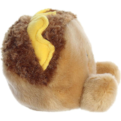 Side profile thumbnail of the mini sandwich plush showcasing its rounded sub-roll depth, steak filling, and extending plush feet.