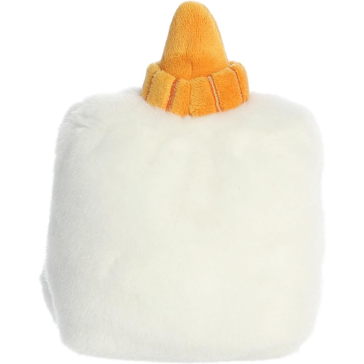 Rear view thumbnail of the Aurora glue stuffed toy displaying its smooth, solid white plush bottle backing.