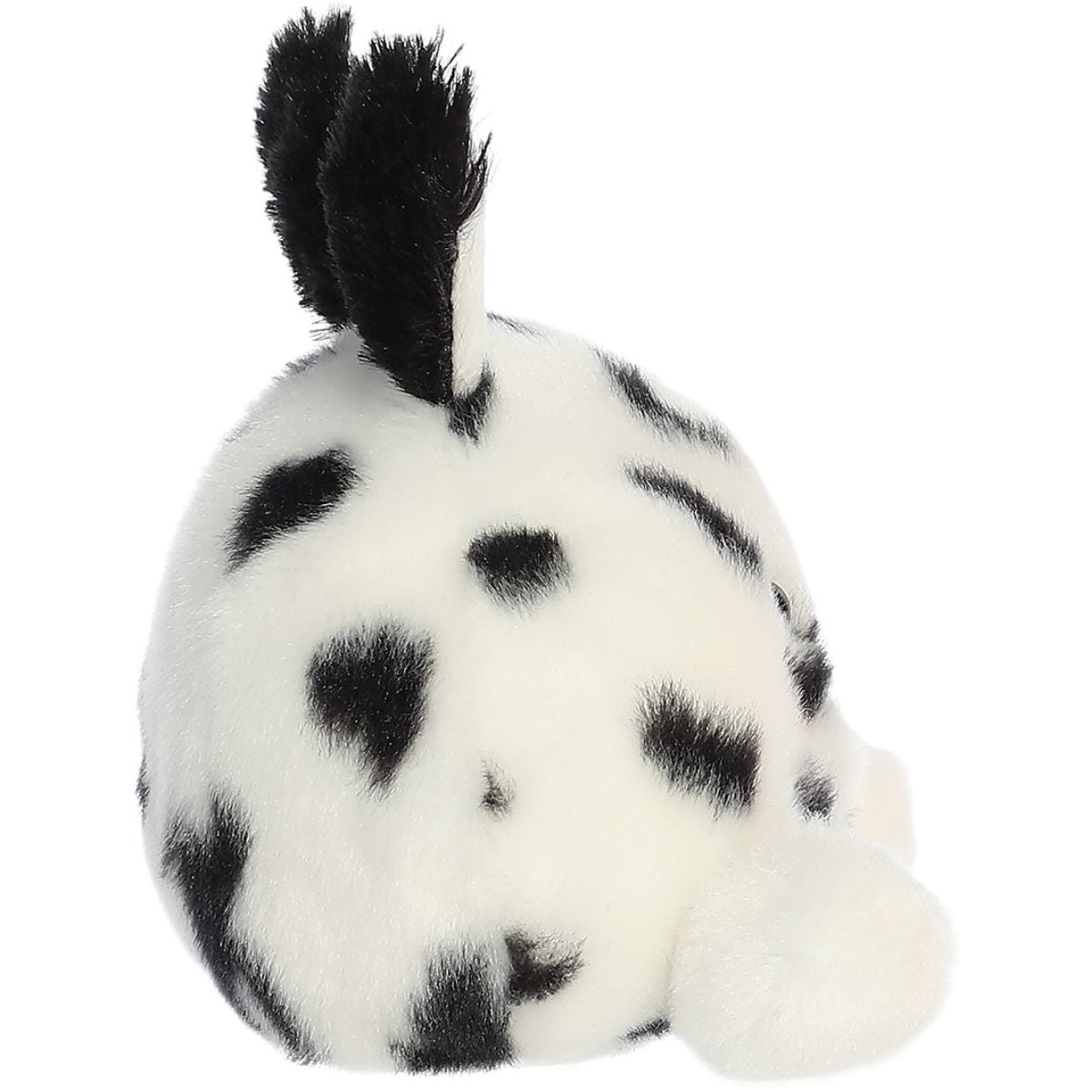 Side profile thumbnail of the mini sea bunny plush showcasing its rounded dome shape and upright black-tipped ears.